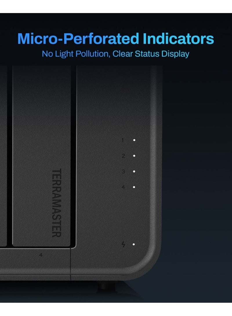 TERRAMASTER F4-425 4-Bay NAS Storage – Intel x86 Quad-Core CPU, 4GB RAM, 2.5GbE LAN, Network Attached Storage Multimedia Server for Home Users | 12TB Bundle (3 X 4TB Seagate IronWolf) - Image 5